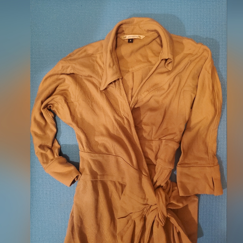 Diane Von Furstenberg Wrap Dress 100% Wool